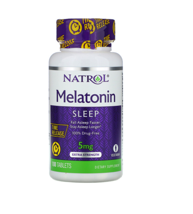 MELATONIN NATROL 5 mg 100 Tablets