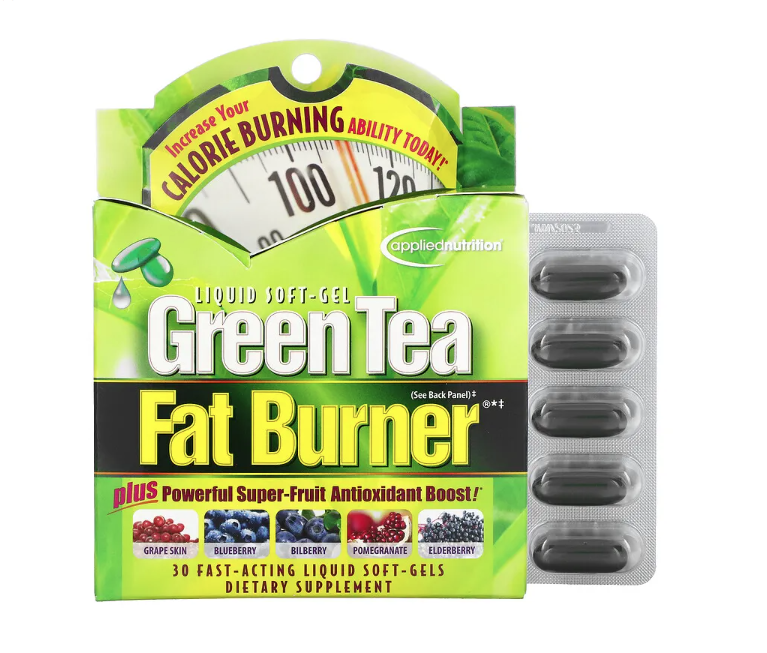 Green Tea Fat Burner, 200 Liquid Soft-Gels