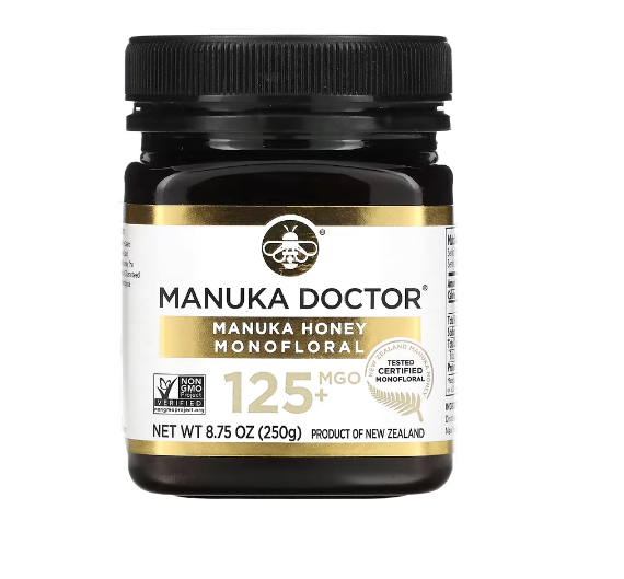 MANUKA HONEY MONOFLORAL MGO 125+ 250GR-MANUKA DOCTOR