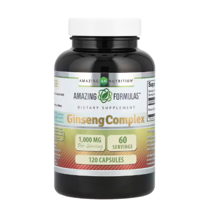 GINSENG COMPLEX 500mg per cap 120 veg caps