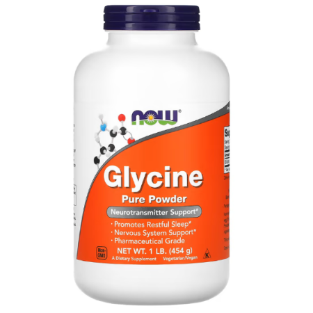 GLYCINE PURE POWDER 454gr - NOW