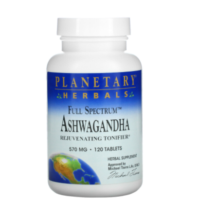 ASHWAGANDHA PLANETARY HERBALS 570mg 120 Tablets