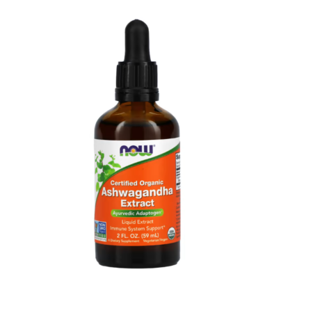 ASHWAGANDHA EXTRACT ORGANIC - NOW - 59ML