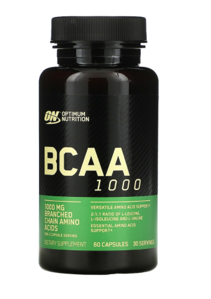 BCAA 1000 OPTIMUM NUTRITION 500 mg 60 Capsules