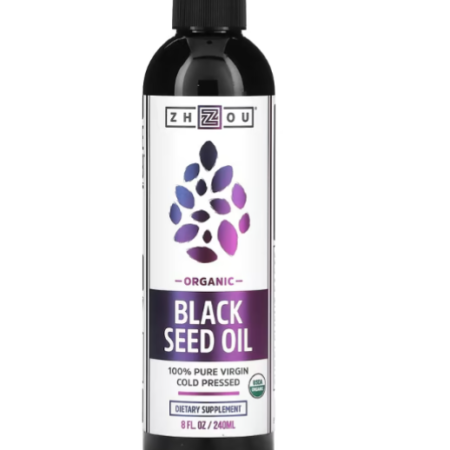 BLACK SEED OIL ORGANIC COLD PRESSED 240 ML ZHOU