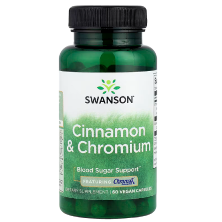 CINNAMON & CHROMIUM 60 VEG CAPS