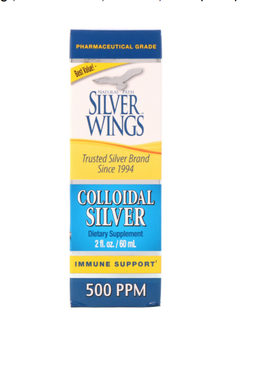COLLOIDAL SILVER-SILVER WINGS 60ml