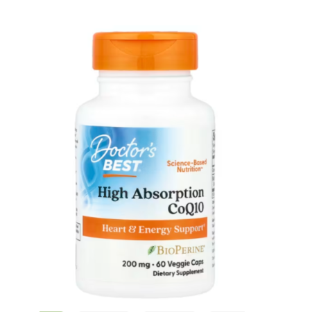 COQ 10 HIGH ABSORPTION-DOCTOR'S BEST- 200MG 60 VEG CAPS