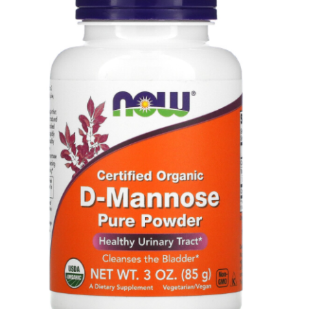 D-MANNOSE POWDER ORGANIC NOW 85G