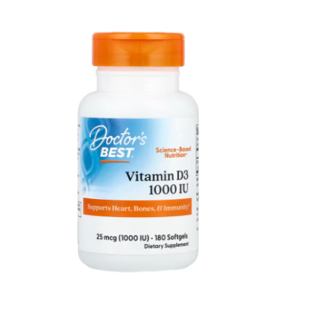 D3 1000iu 180 softgels Doctor's Best