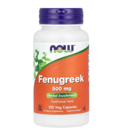 FENUGREEK 500mg 100 veg capsues - NOW