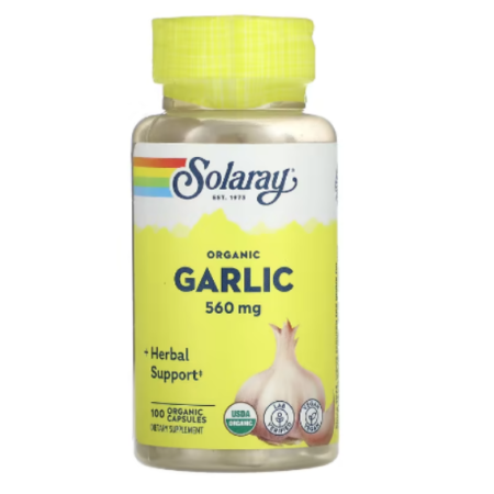 GARLIC ORGANIC 560mg 100 org caps