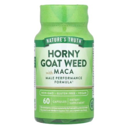HORNY GOAT WEED WITH MACA 60 caps - NATURE'S TRUTH