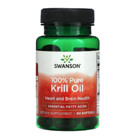 KRILL OIL 100% PURE - SWANSON- 60 SOFTGELS