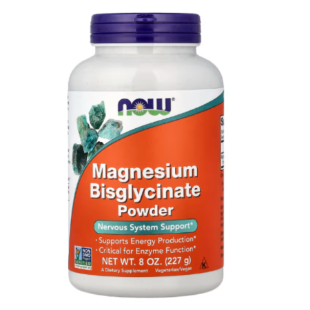 MAGNESIUM BIS/GLYCINATE POWDER 227gr - NOW