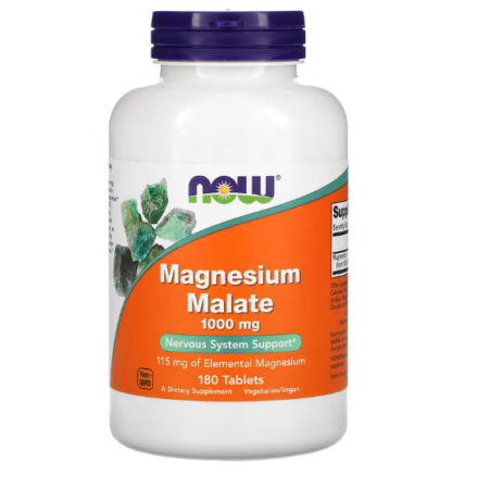 MAGNESIUM MALATE -NOW-1000MG 180 TABLETS