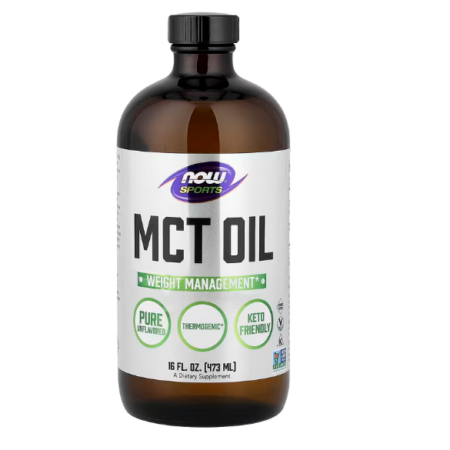 MCT OIL Unflavoured473ml - NOW