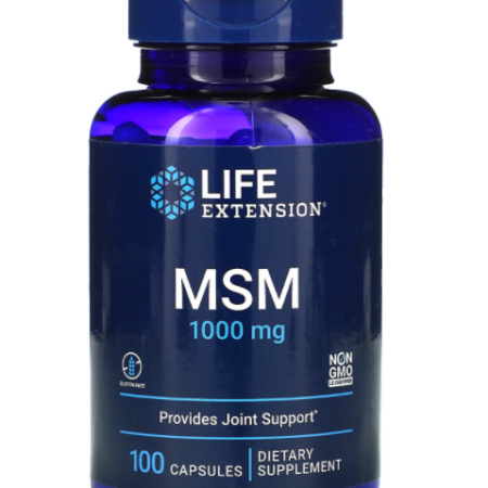 MSM LIFE EXTENSION 1000 mg 100 Caps