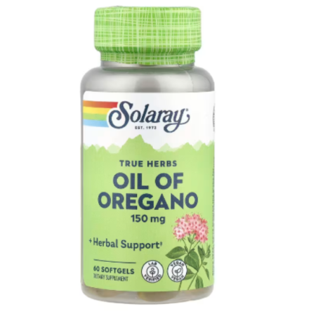 OIL OF OREGANO 150mg 60 softgels - SOLARAY