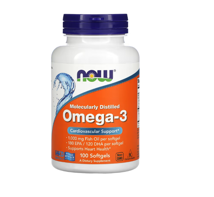 OMEGA-3 180EPA/120DHA -NOW- 100 SOFTGELS