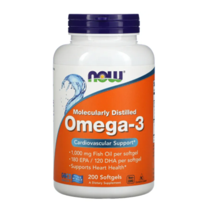 OMEGA-3 180EPA 120DHA -  NOW  200 SOFTGELS