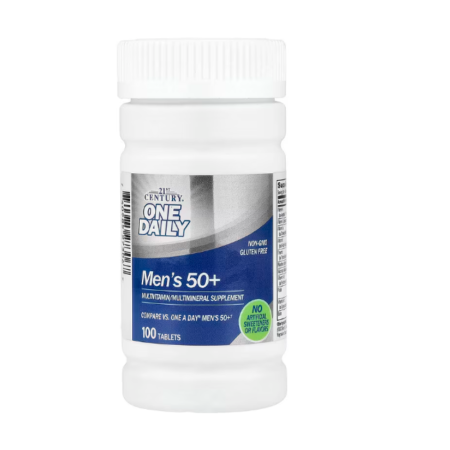 MULTIVITAMIN MEN 50+ ONE DAILY-21ST CENTURY 100 Tablets