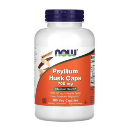 PSYLLIUM HUSK CAPS 700mg 180 veg caps- NOW