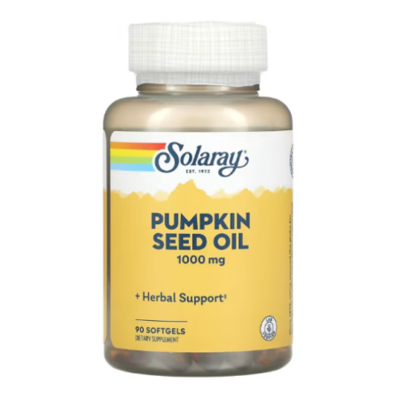 PUMPKIN SEED OIL 1000mg 90 softgels- SOLARAY
