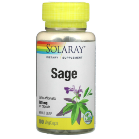 SAGE-SOLARAY 285mg 100 Vegcaps