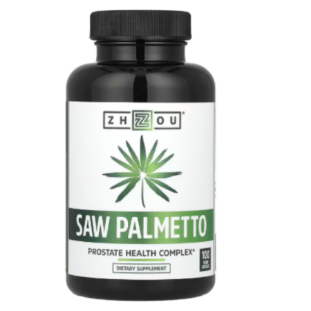 SAW PALMETTO 500mg 100 veg caps - ZHOU NUTRITION