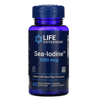 SEA-IODINE- LIFE EXTENSION 1000MCG  60 VEG CAPS