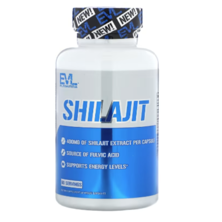 SHILAJIT 60 VEG CAPS  EVL NUTRITION