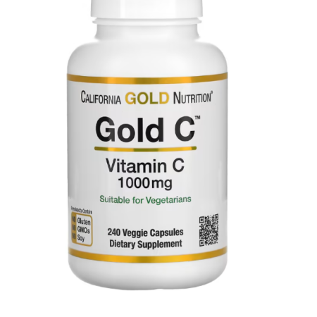 VITAMIN C USP GRADE 1000mg 240 veg caps - CGN