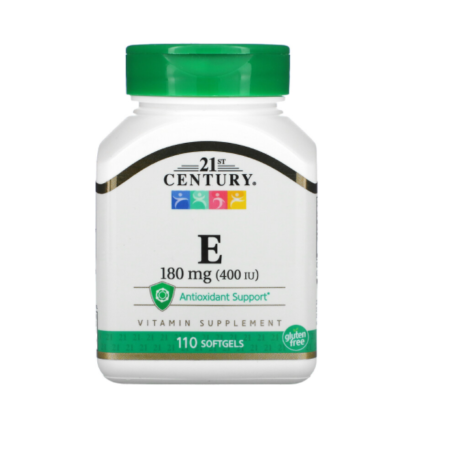 E VITAMIN-21ST CENTURY 180mg 400IU  110 Softgels