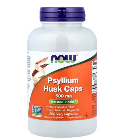 PSYLLIUM HUSK 500mg 180 veg caps NOW