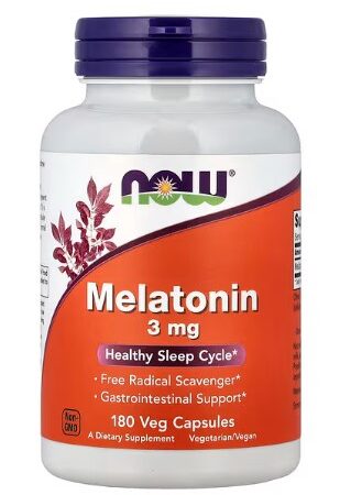 MELATONIN 3mg 180 veg caps